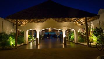 Front of property – evening/night