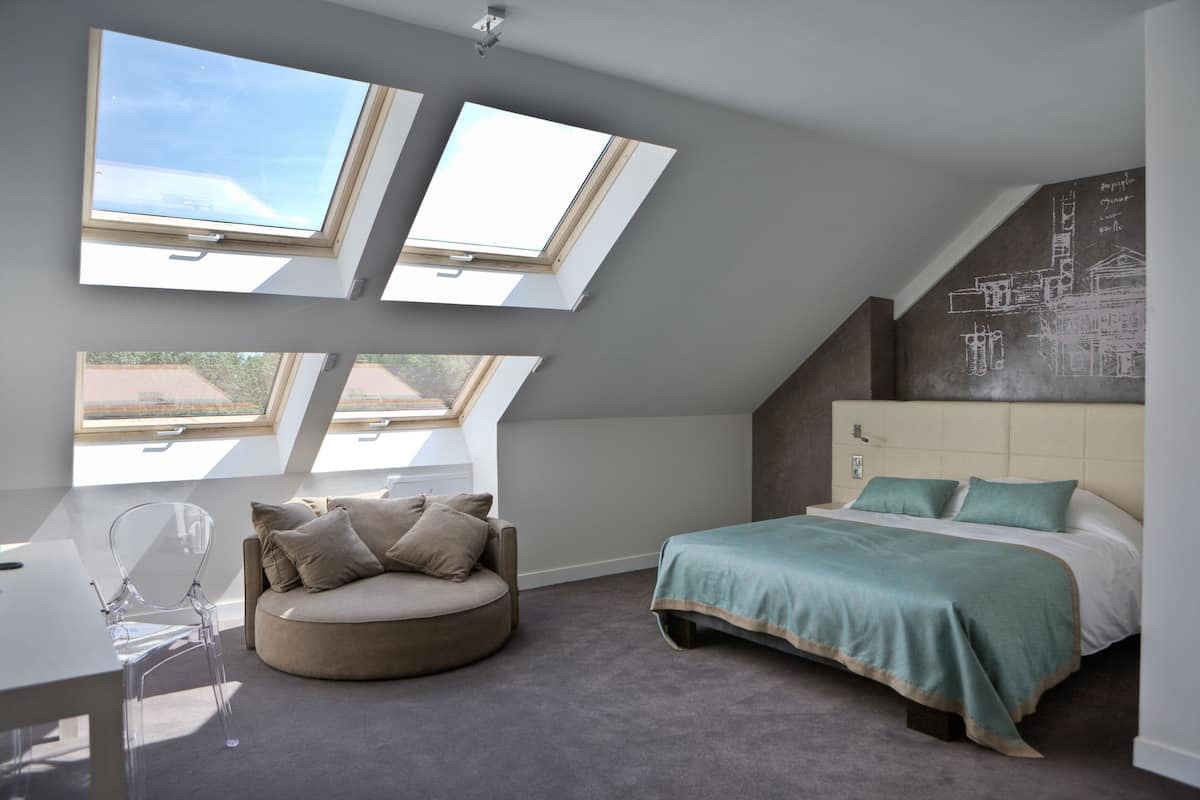 Junior-Suite, Mehrere Betten, Flussblick