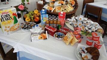 Inbegriffenes kontinentales FrĂŒhstĂŒck