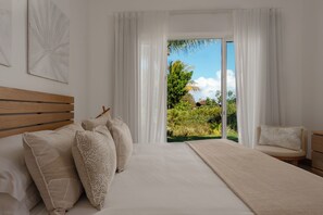 วิลล่า (White Palmiste) | 2 ห้องนอน, เครื่องนอนระดับพรีเมียม, ผ้านวมขนเป็ด, เตียงเมมโมรีโฟม