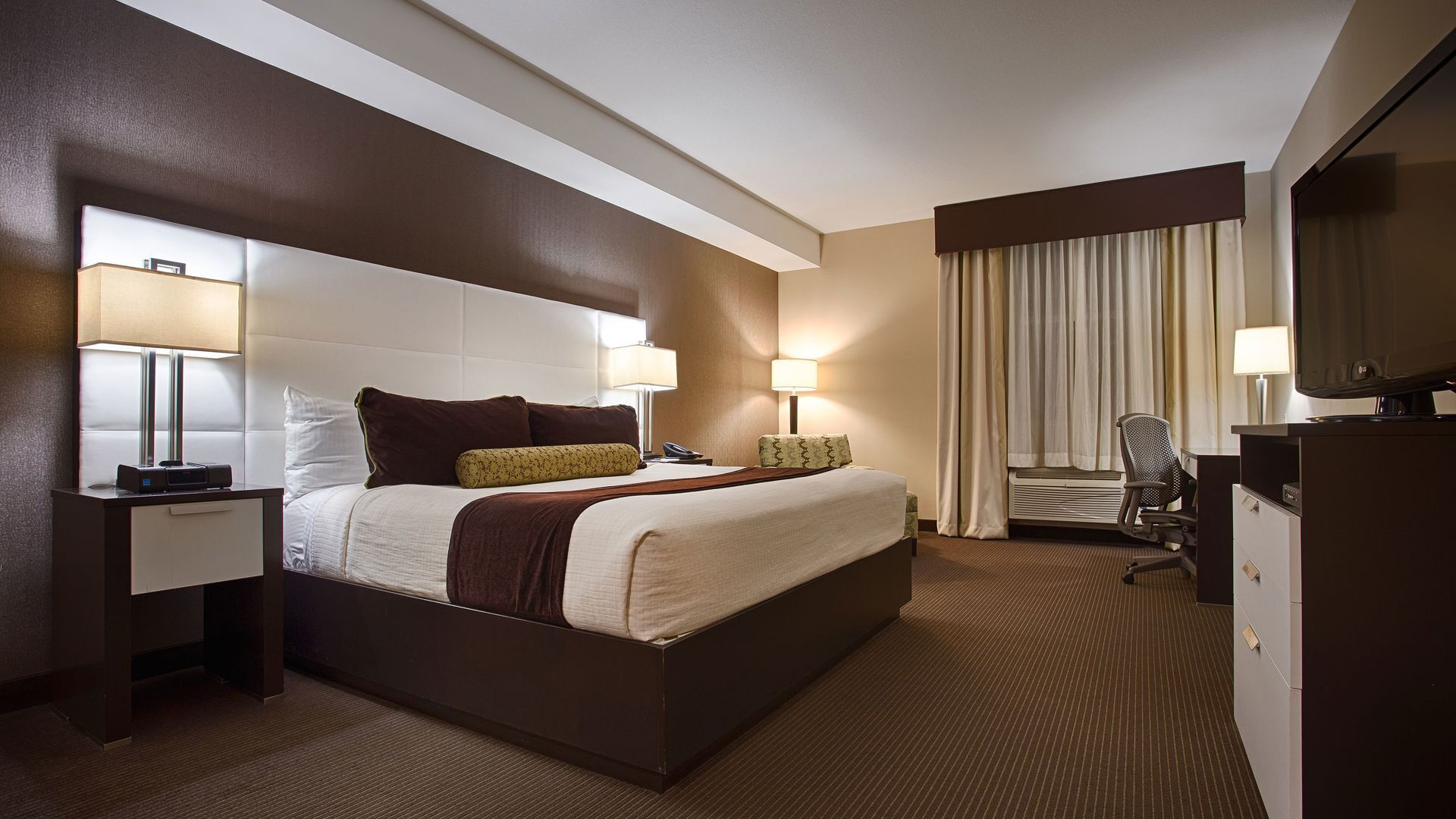 埃及棉床單、高級寢具、舒適加層、客房內保險箱