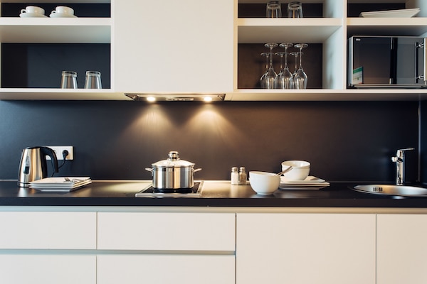 Apartemen | Dapur pribadi | Mesin pembuat kopi/teh dan ketel listrik