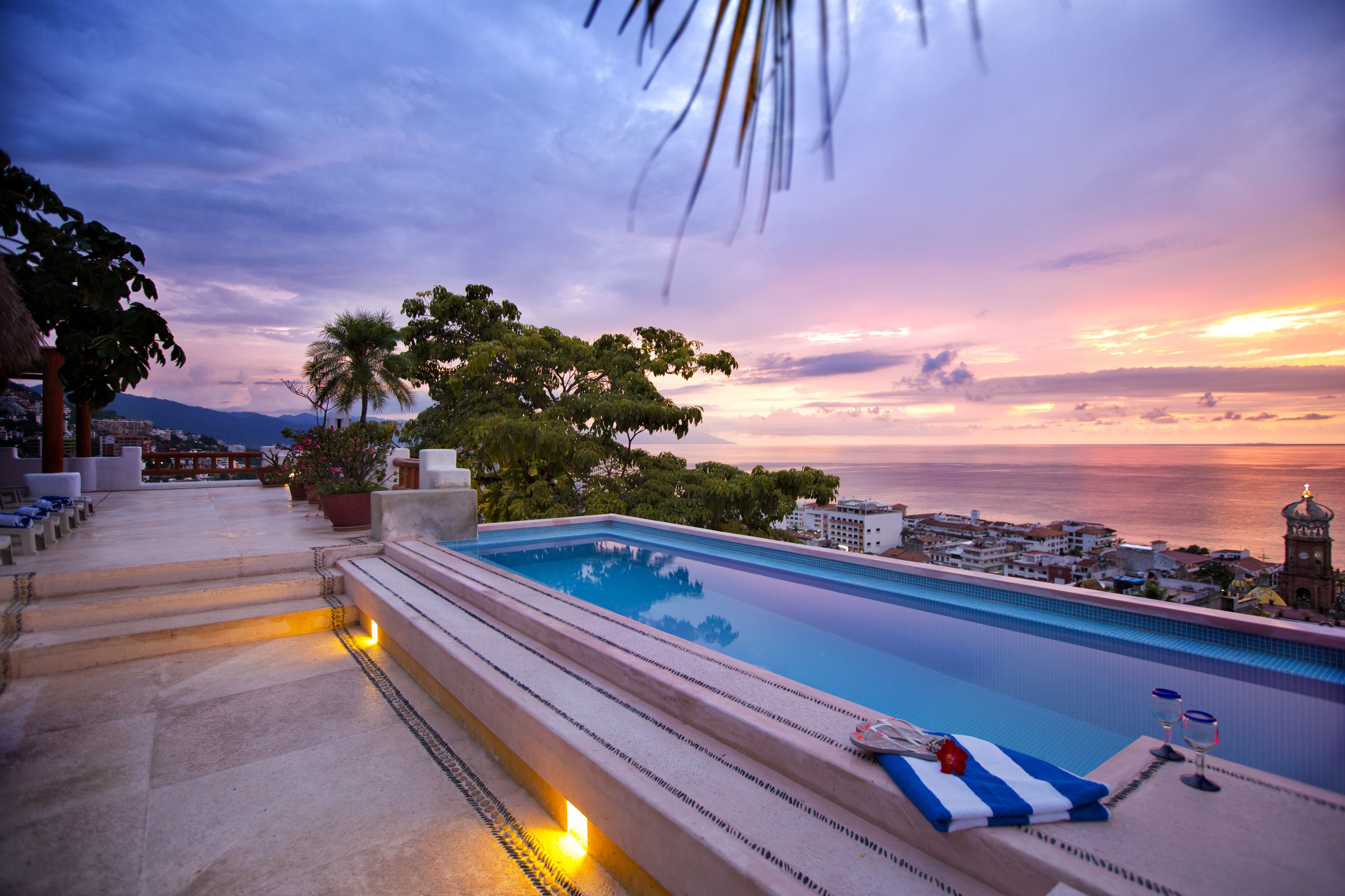 Alberca al aire libre 