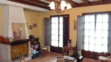 Een flatscreentelevisie