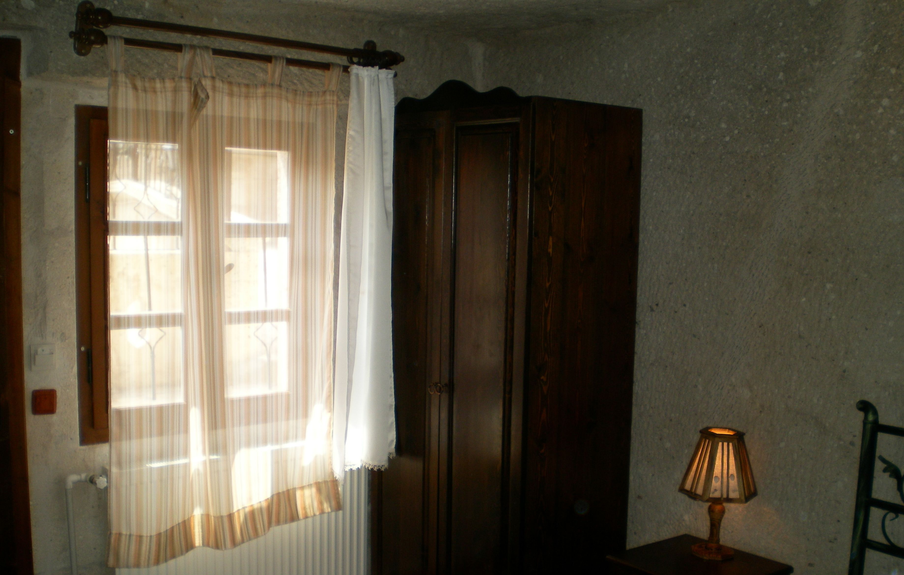 budget double cave room | living area | 55-cm lcd tv with satellite channels, tv