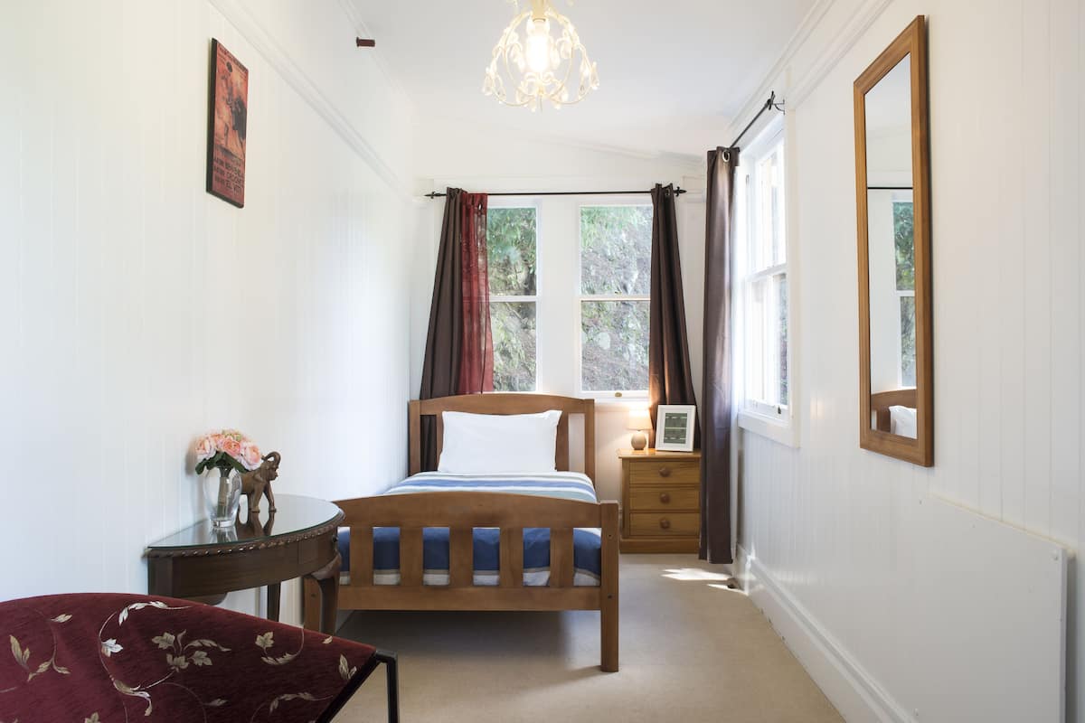 Modest Single Room, Shared Bathroom