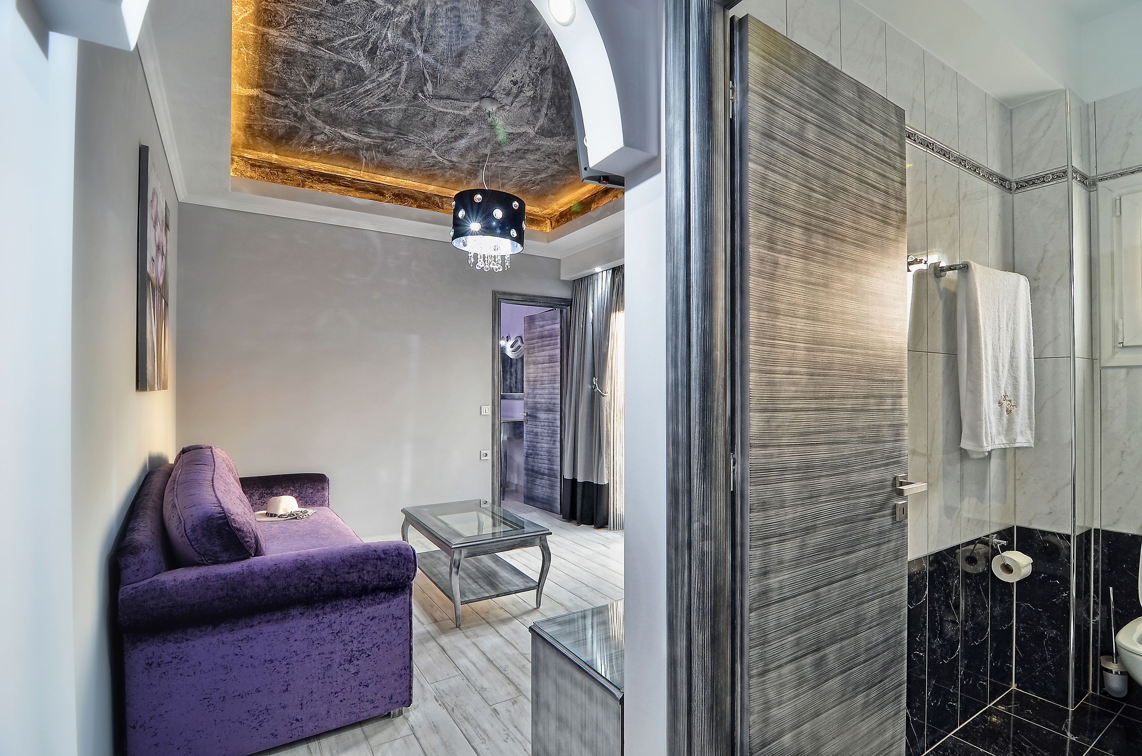 junior suite (limited ocean view for some rooms) | living room | led tv