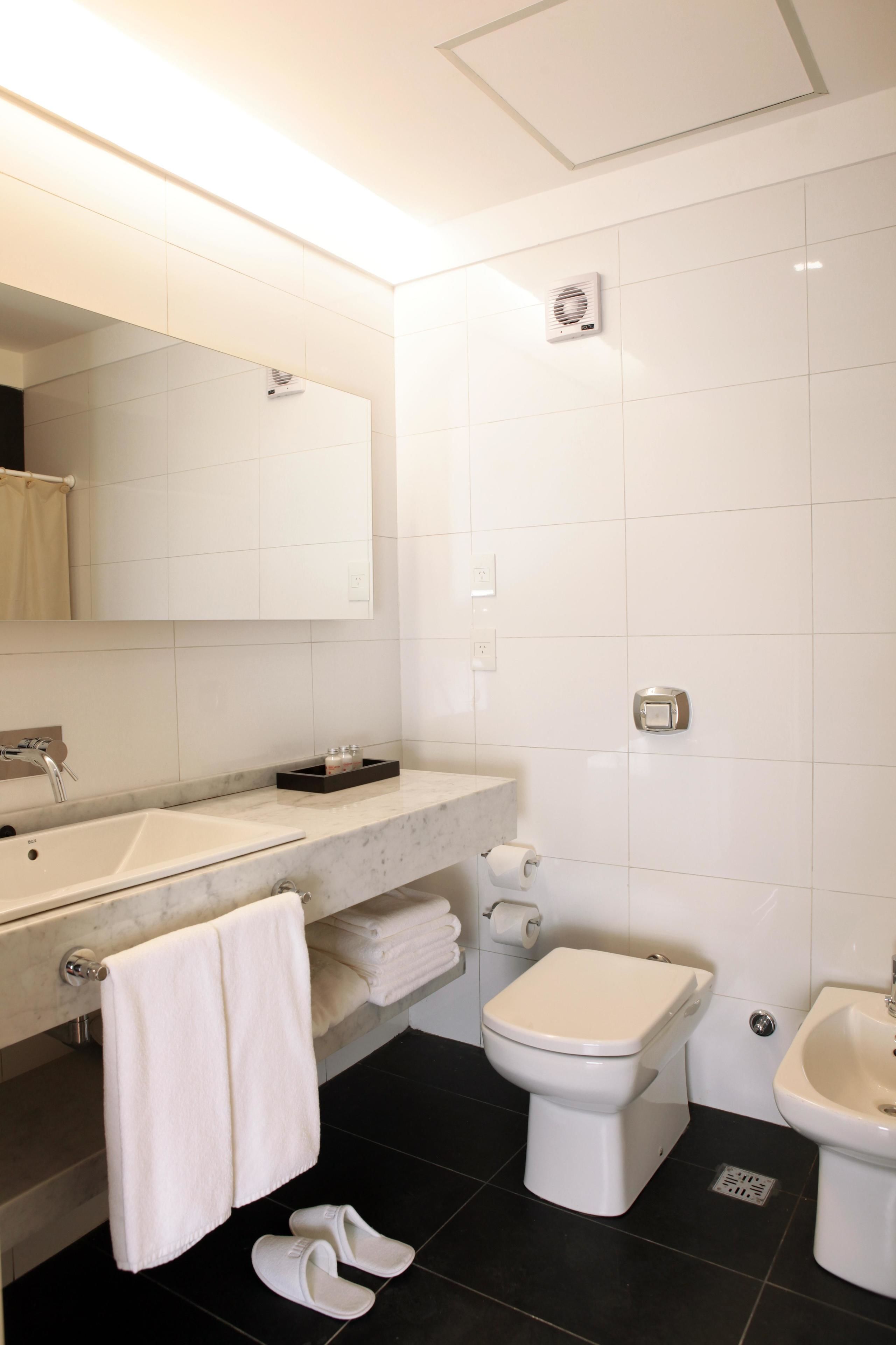 shower, rainfall showerhead, designer toiletries, hair dryer