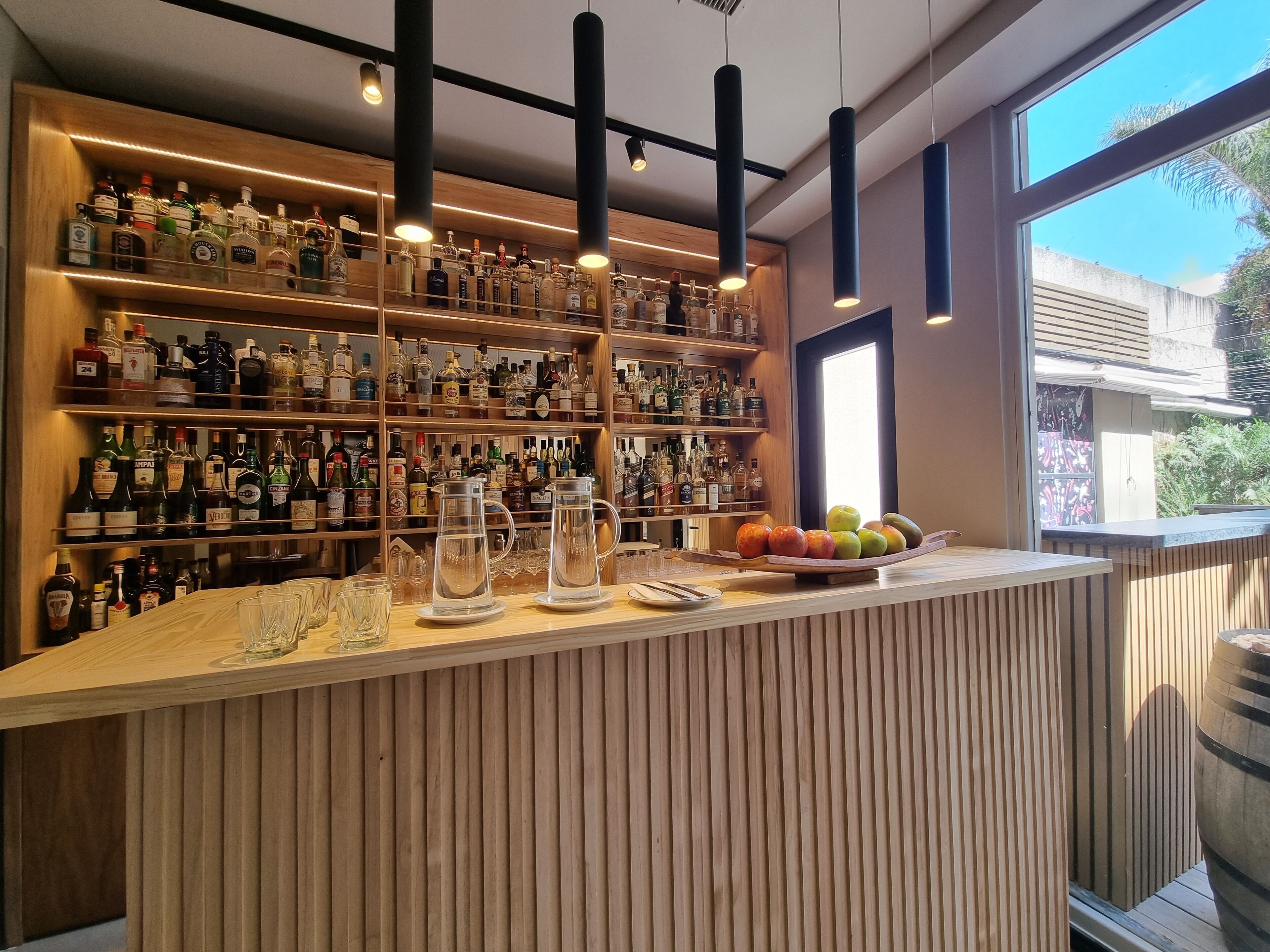 breakfast, lunch, dinner served; argentinean cuisine, garden views