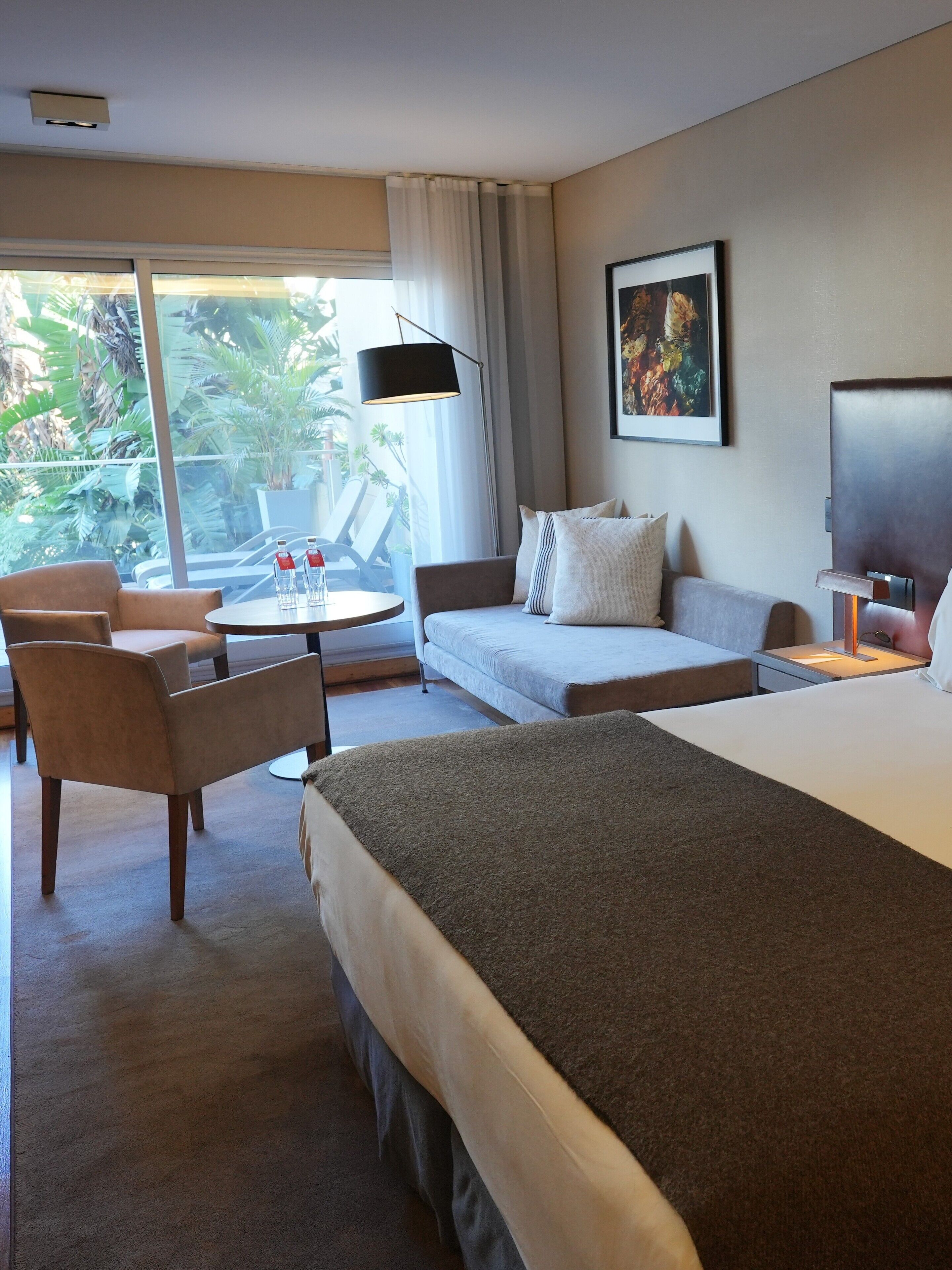 Suíte estúdio, sacada | Roupas de cama de algodão egípcio, roupas de cama premium