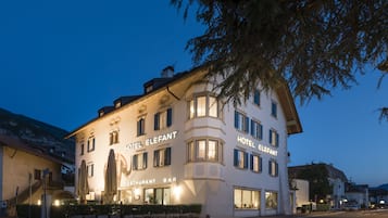 Front of property – evening/night