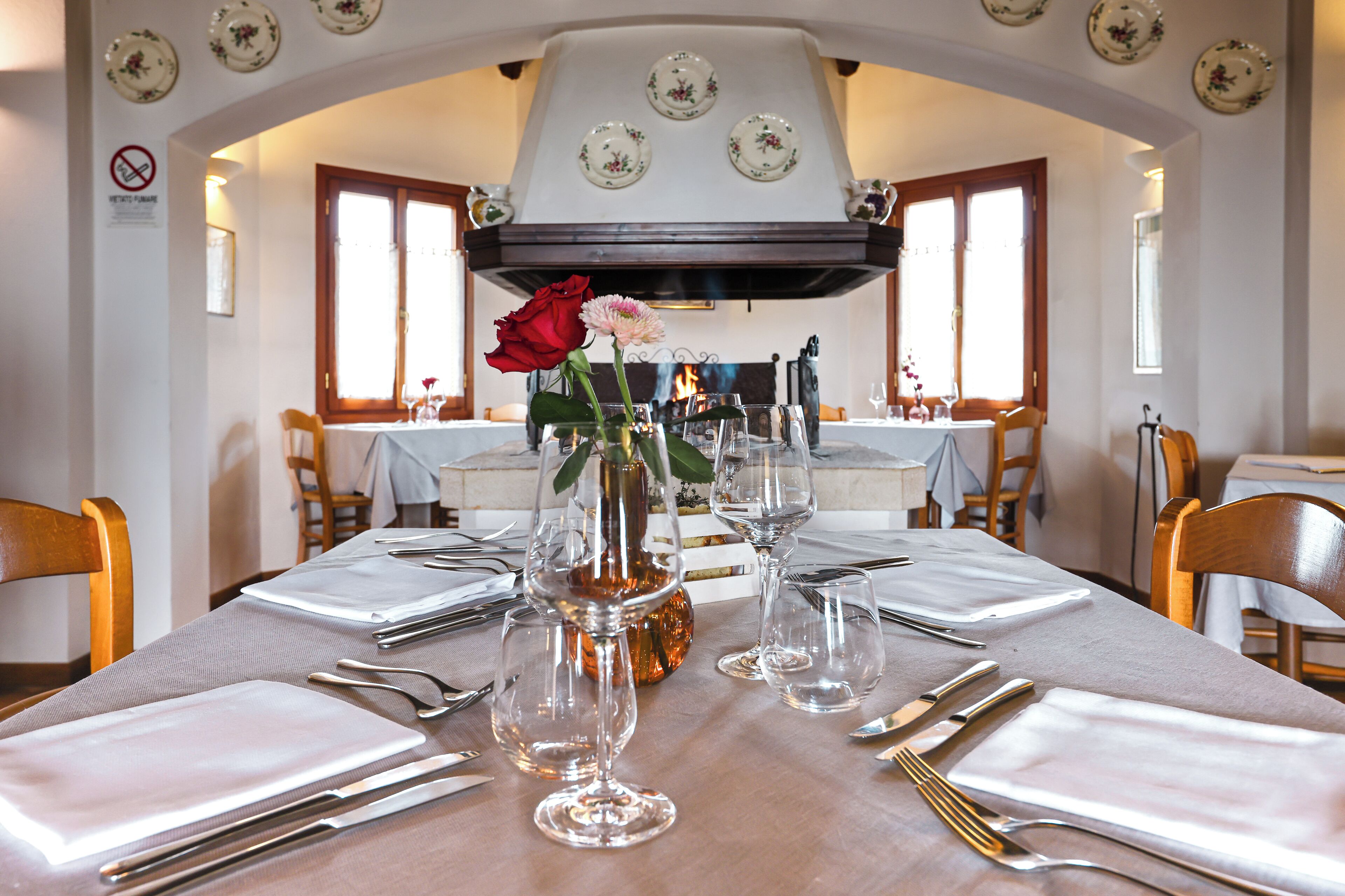 Frühstück und Abendessen, italienische Küche