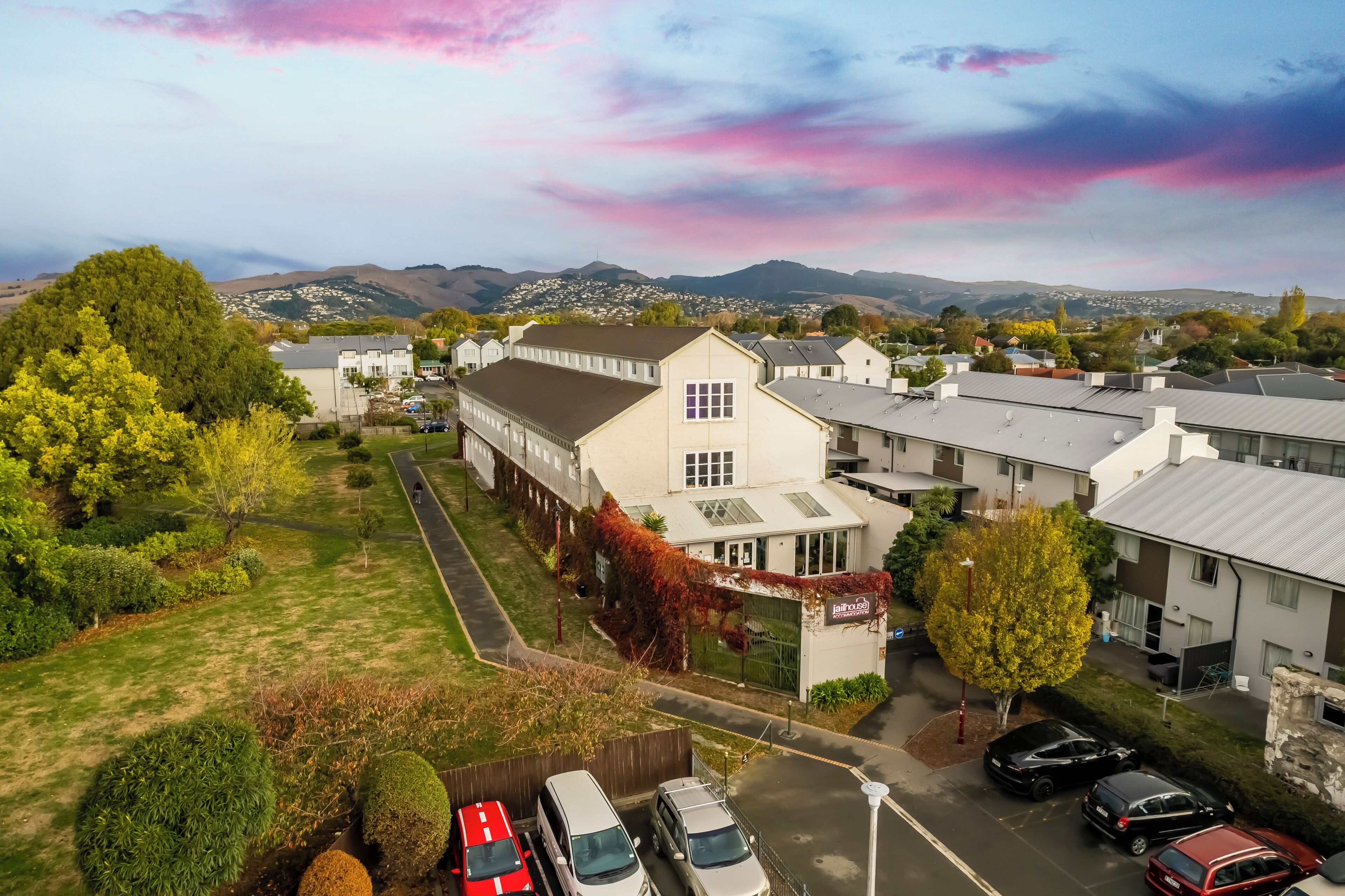 Fachada de la propiedad