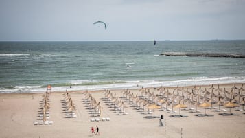 Vlak bij het strand