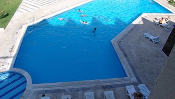 Indoor pool, outdoor pool