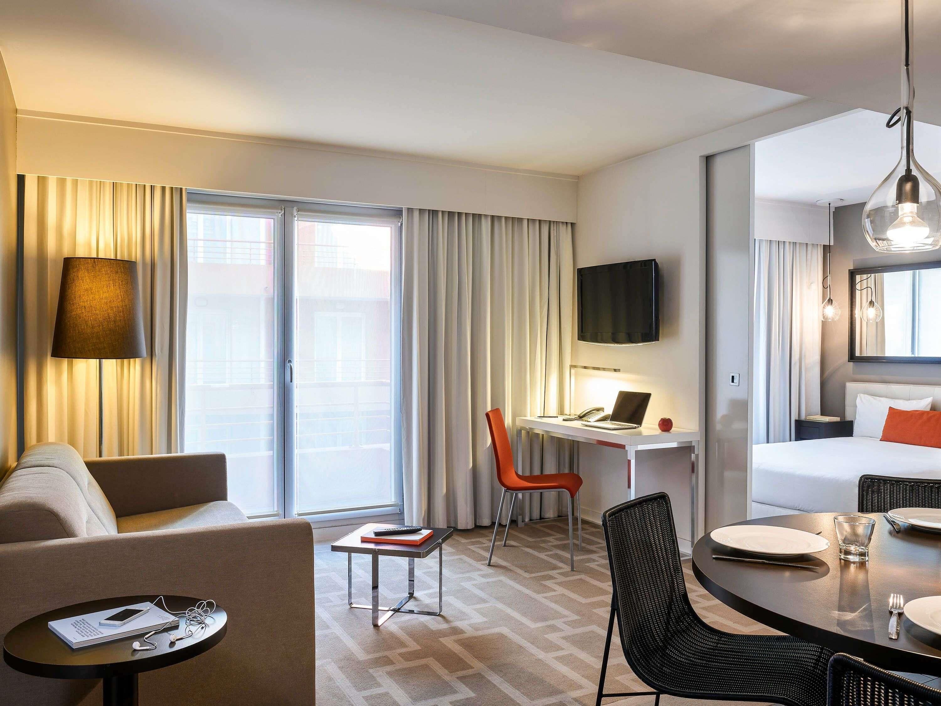 In-room safe, desk, soundproofing, free cribs/infant beds