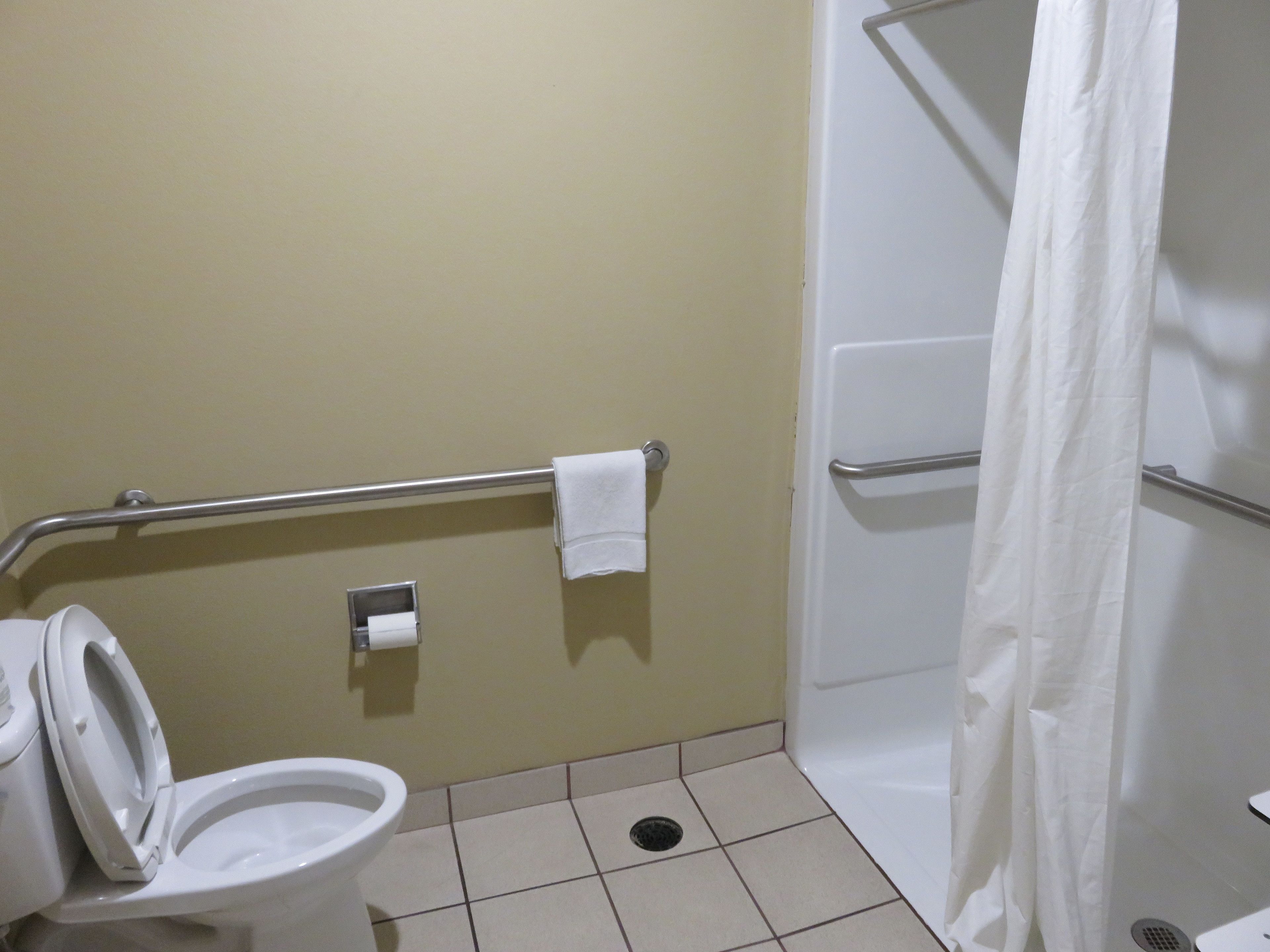 standard room, 2 double beds, accessible, non smoking | bathroom amenities | combined shower/bathtub, hydromassage showerhead, free toiletries