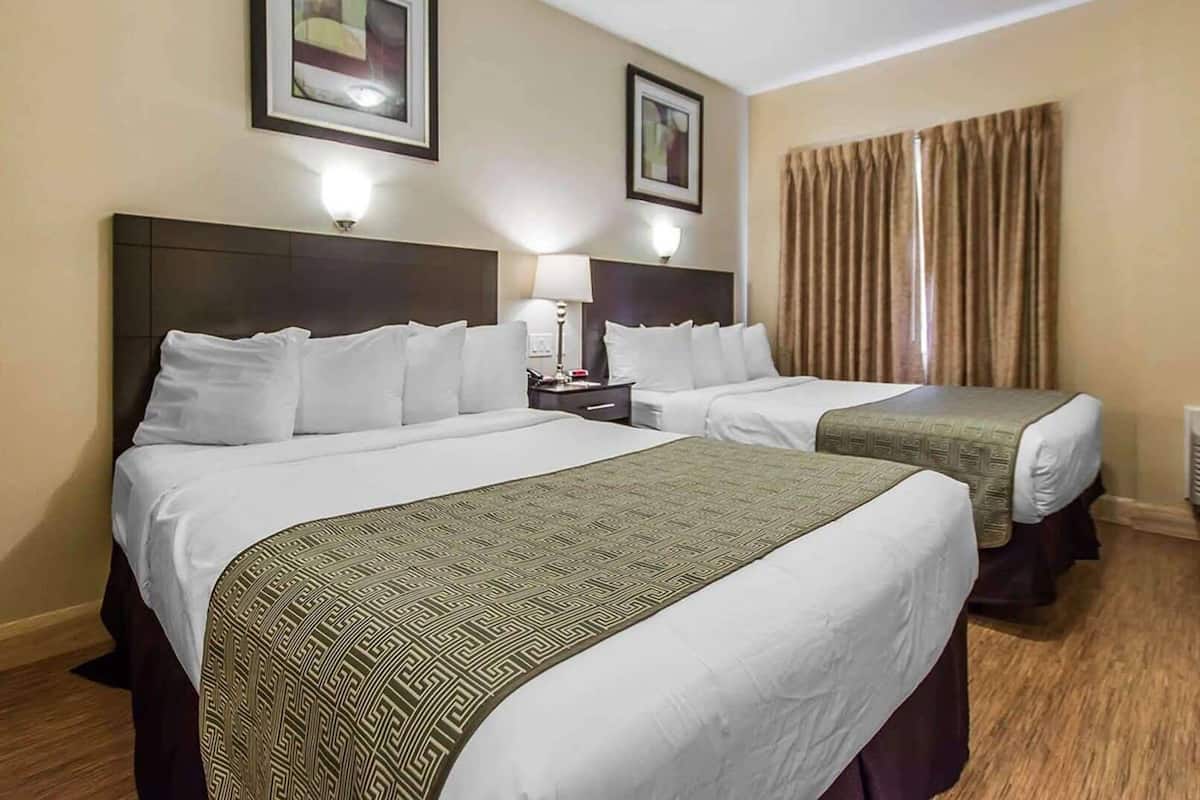 Desk, blackout drapes, free cribs/infant beds, free WiFi