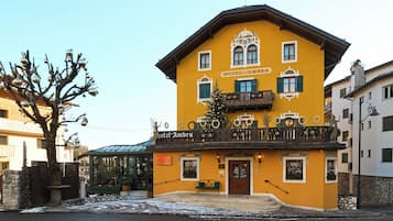 Majoituspaikan julkisivu