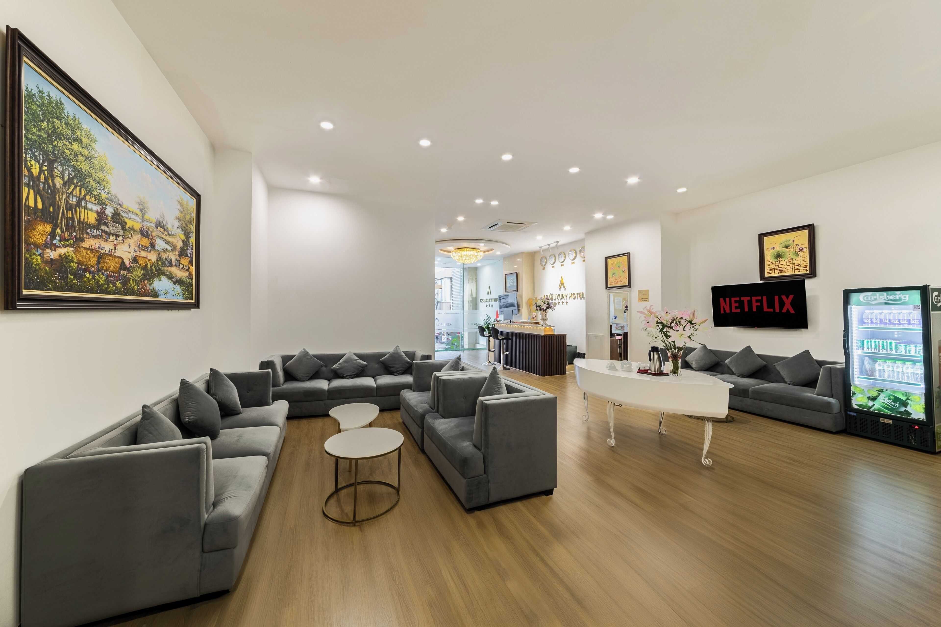 43-吋電視，提供有線頻道