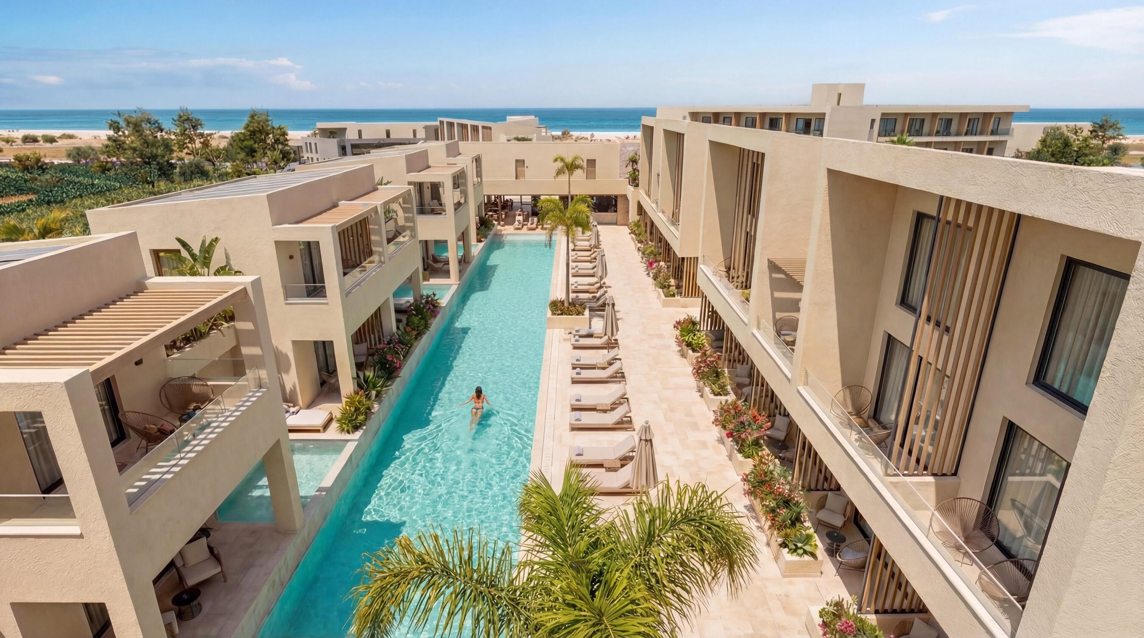 Sengetøy av topp kvalitet, senger med overmadrass og safe på rommet