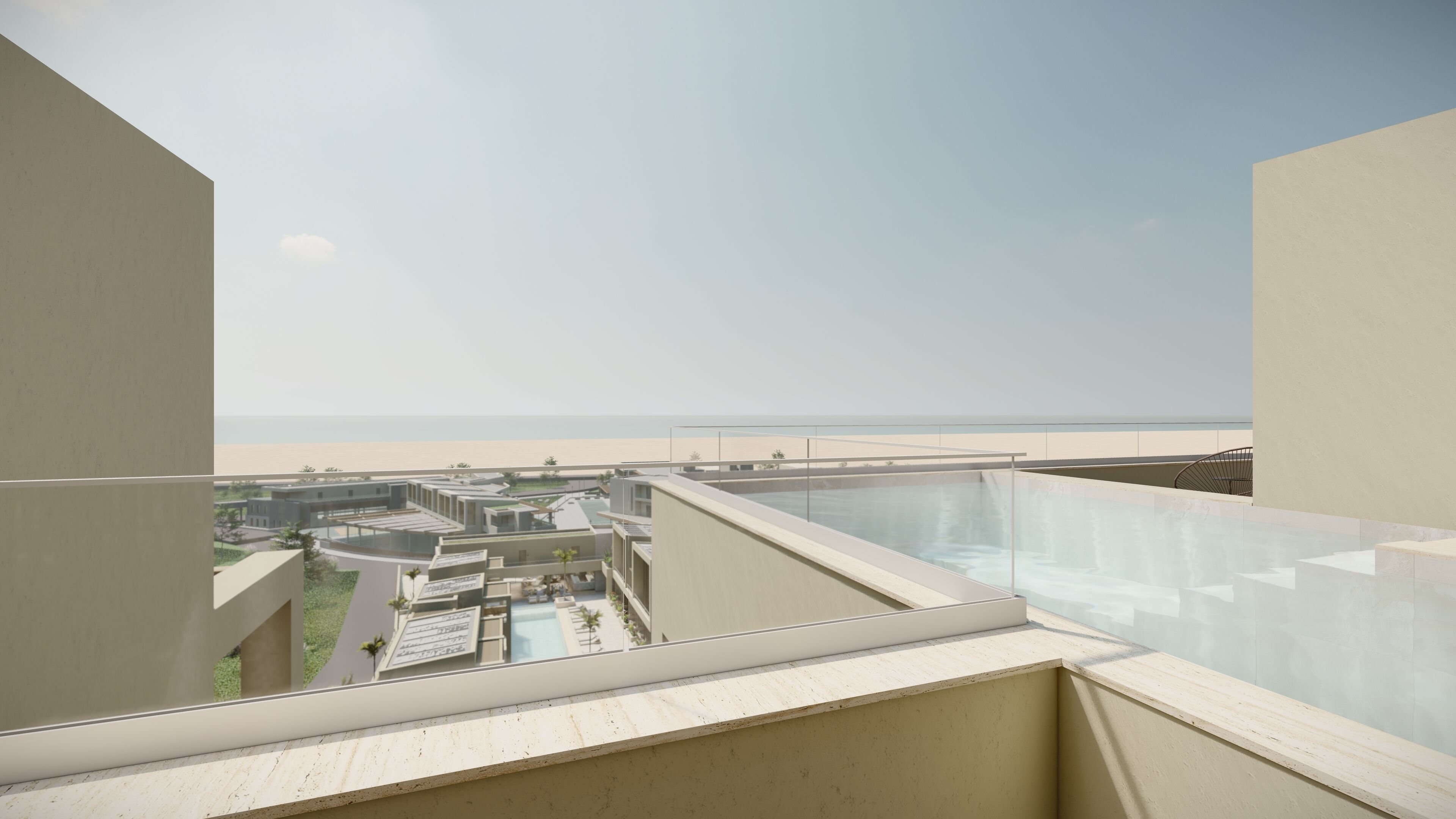 Penthouse Maisonette with Private Pool and Sea View | Terrace/patio