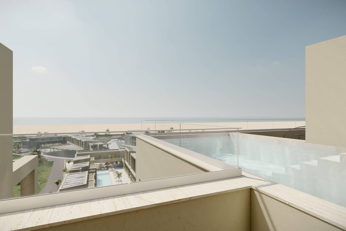 Penthouse maisonette with Private Pool & Sea View | Terrace/patio