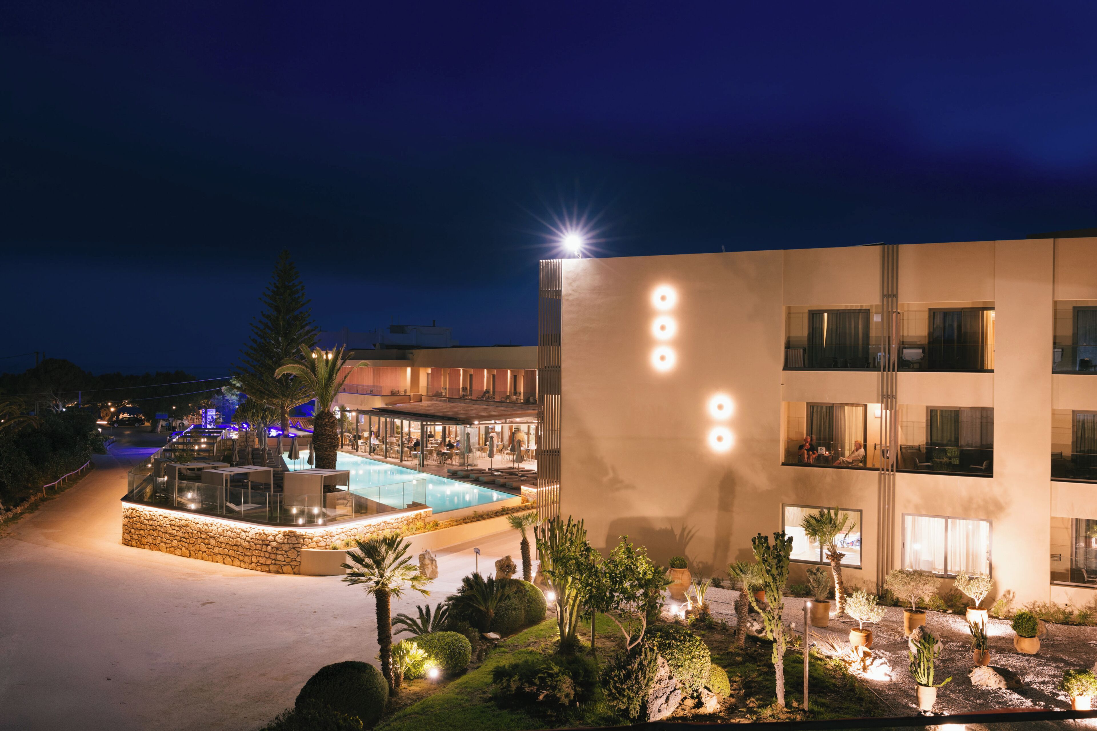 Front of property - evening/night