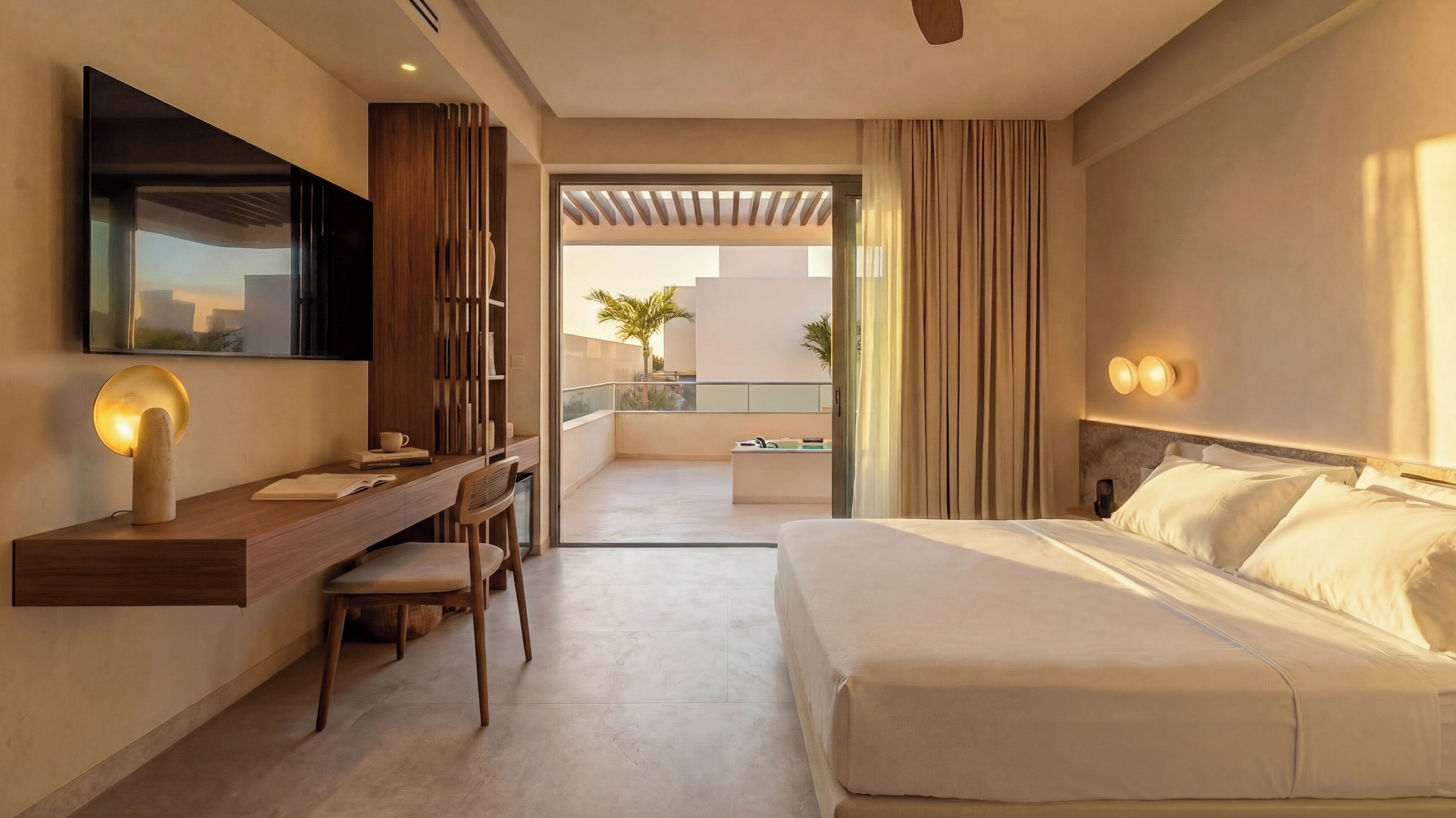 Junior Suite with Hot Tub | Ausblick vom Zimmer