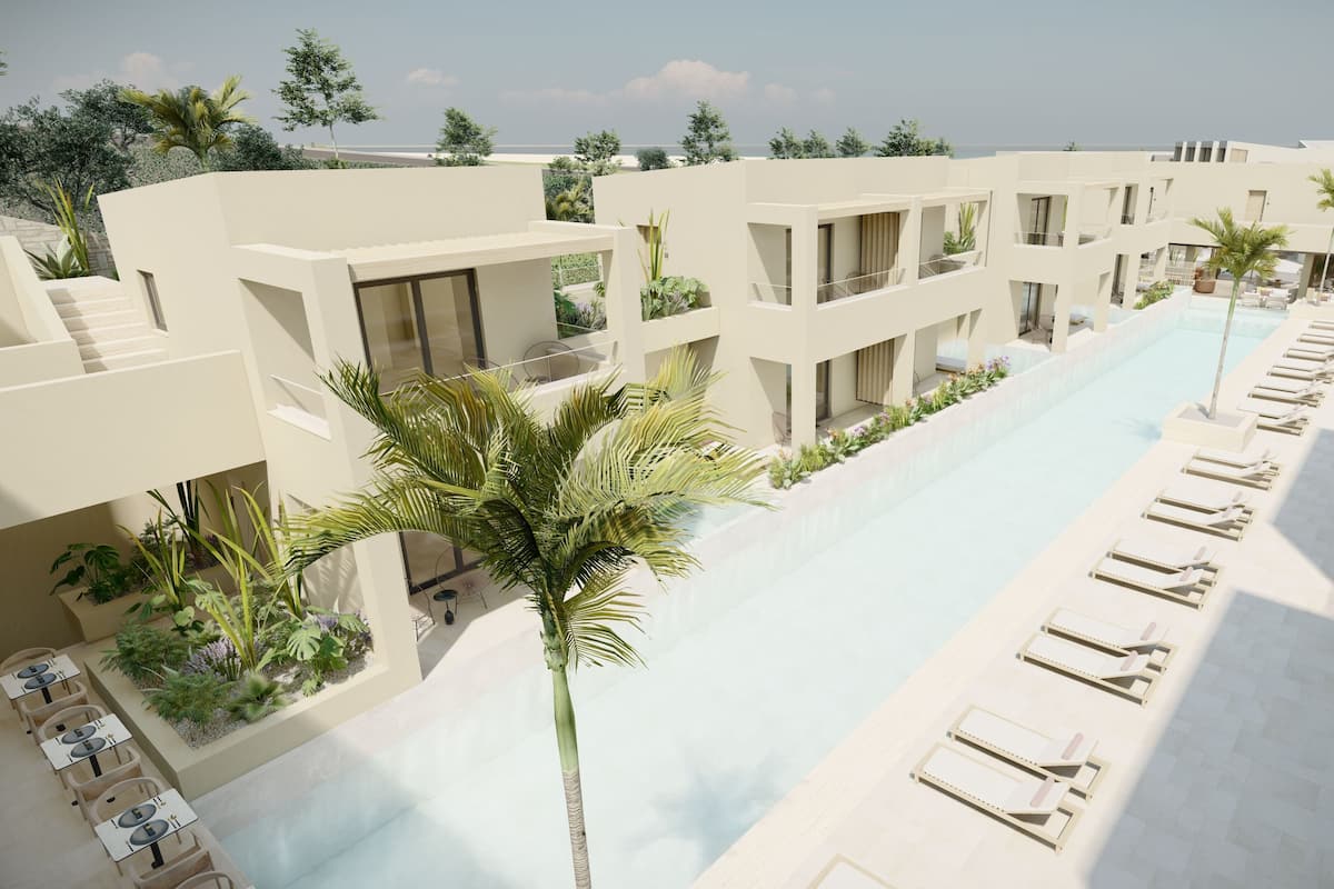 Elegance Maisonette with Pool View | View from room