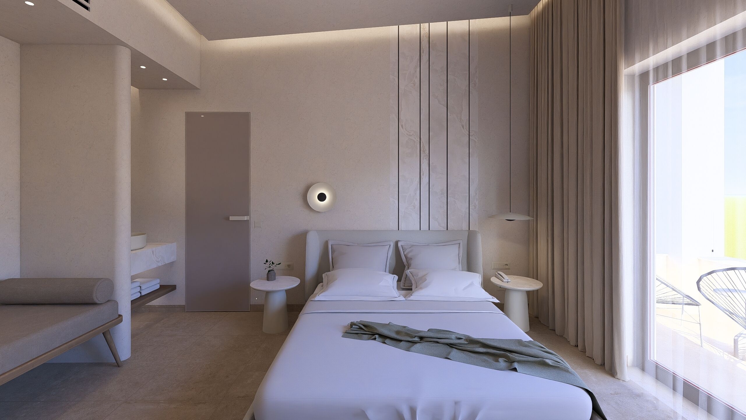 Deluxe Room with Pool View | Premium bedding, pillowtop beds, in-room safe, desk