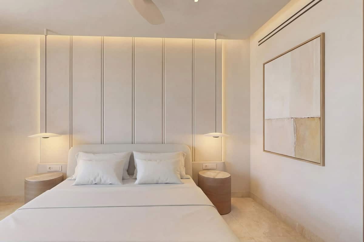 Executive Suite with Sea View | Hochwertige Bettwaren, Pillowtop-Betten, Zimmersafe, Schreibtisch