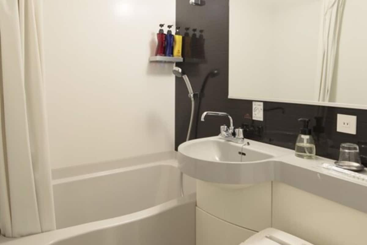 free toiletries, hair dryer, slippers, bidet