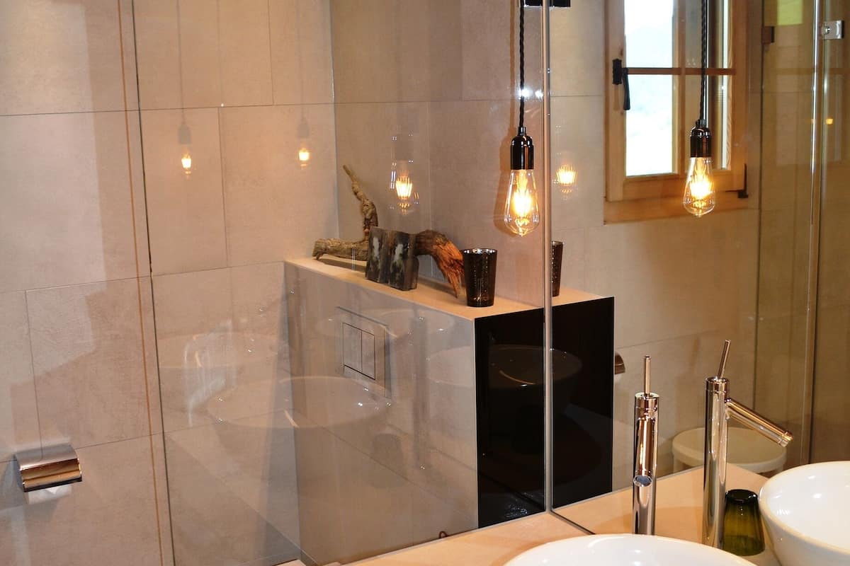 shower, free toiletries, hair dryer, bathrobes