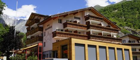 Façade de l’hébergement