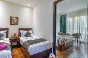 Minibar, in-room safe, desk, blackout curtains
