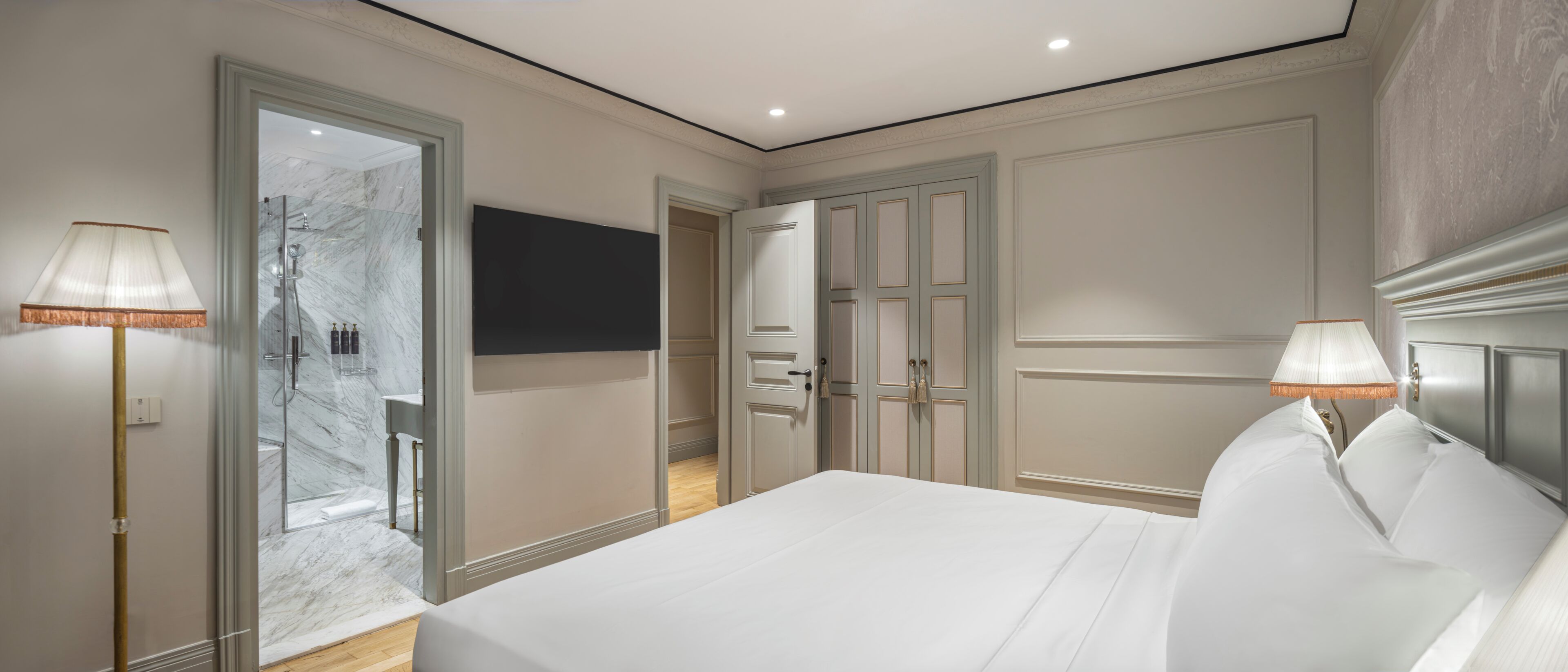 Phòng Suite, 1 giường cỡ king, quang cảnh thành phố (Pera) | Bộ trải giường bằng vải cotton Ai Cập, bộ đồ giường cao cấp 