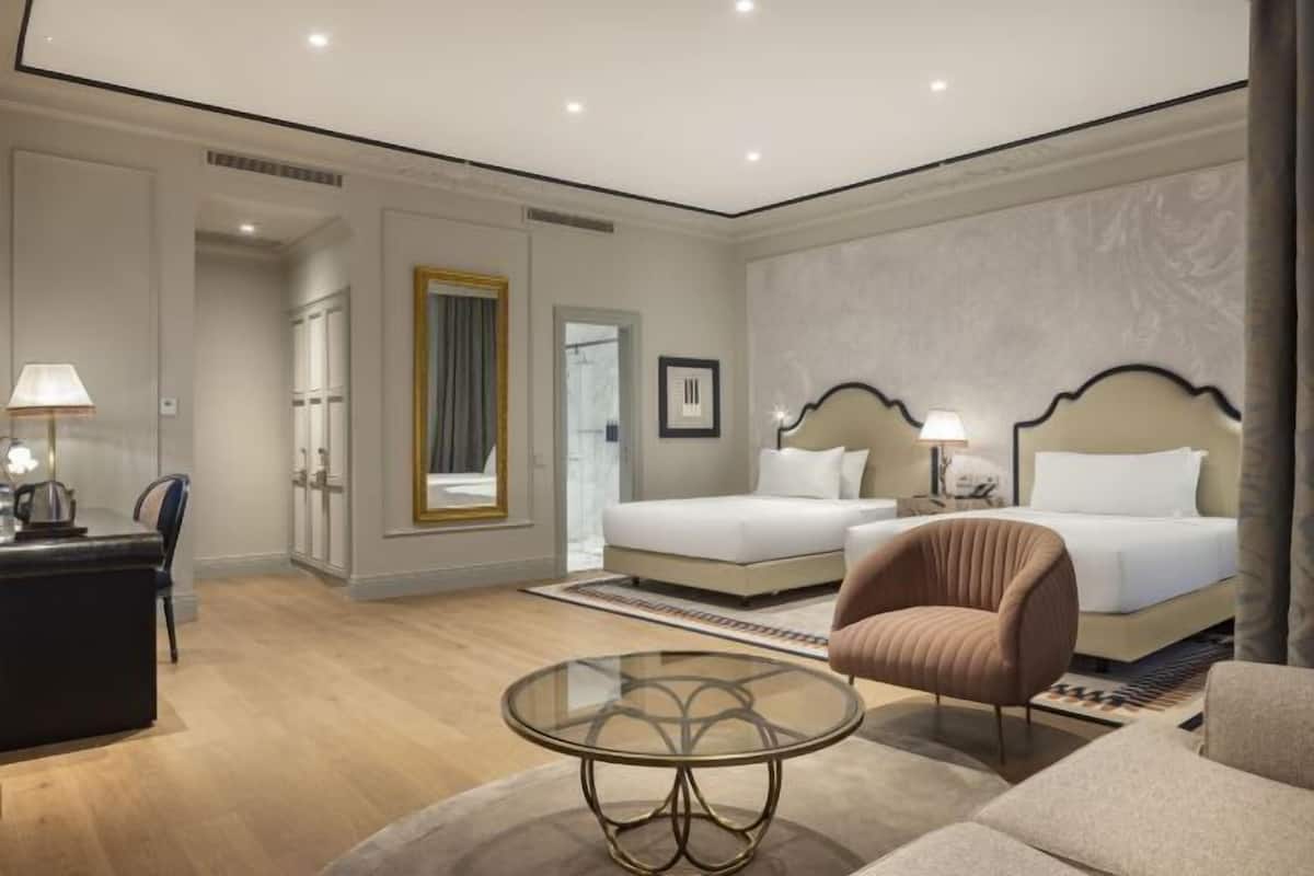 Draps en coton égyptien, literie de qualité, couette en duvet, minibar