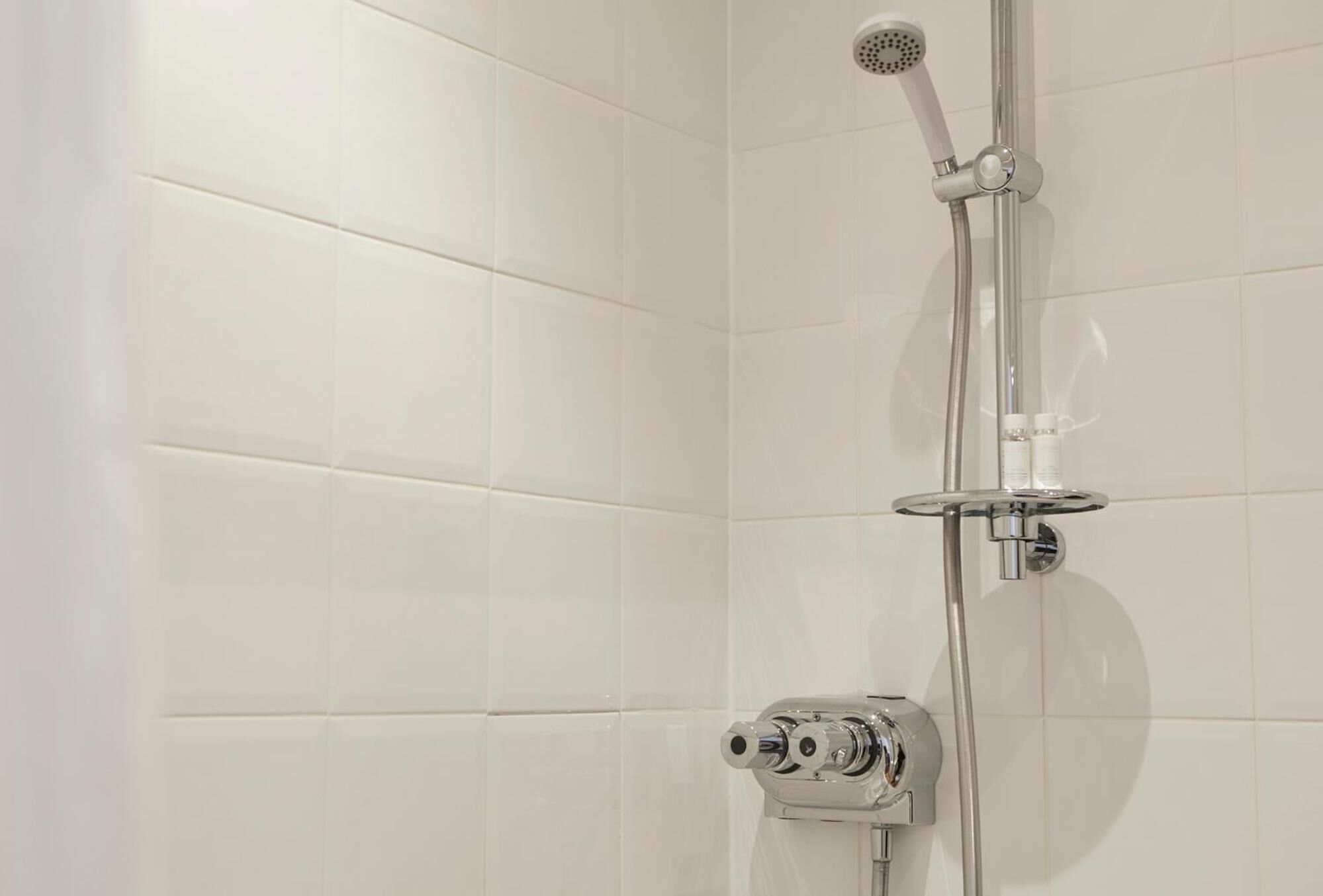 free toiletries, hair dryer, towels