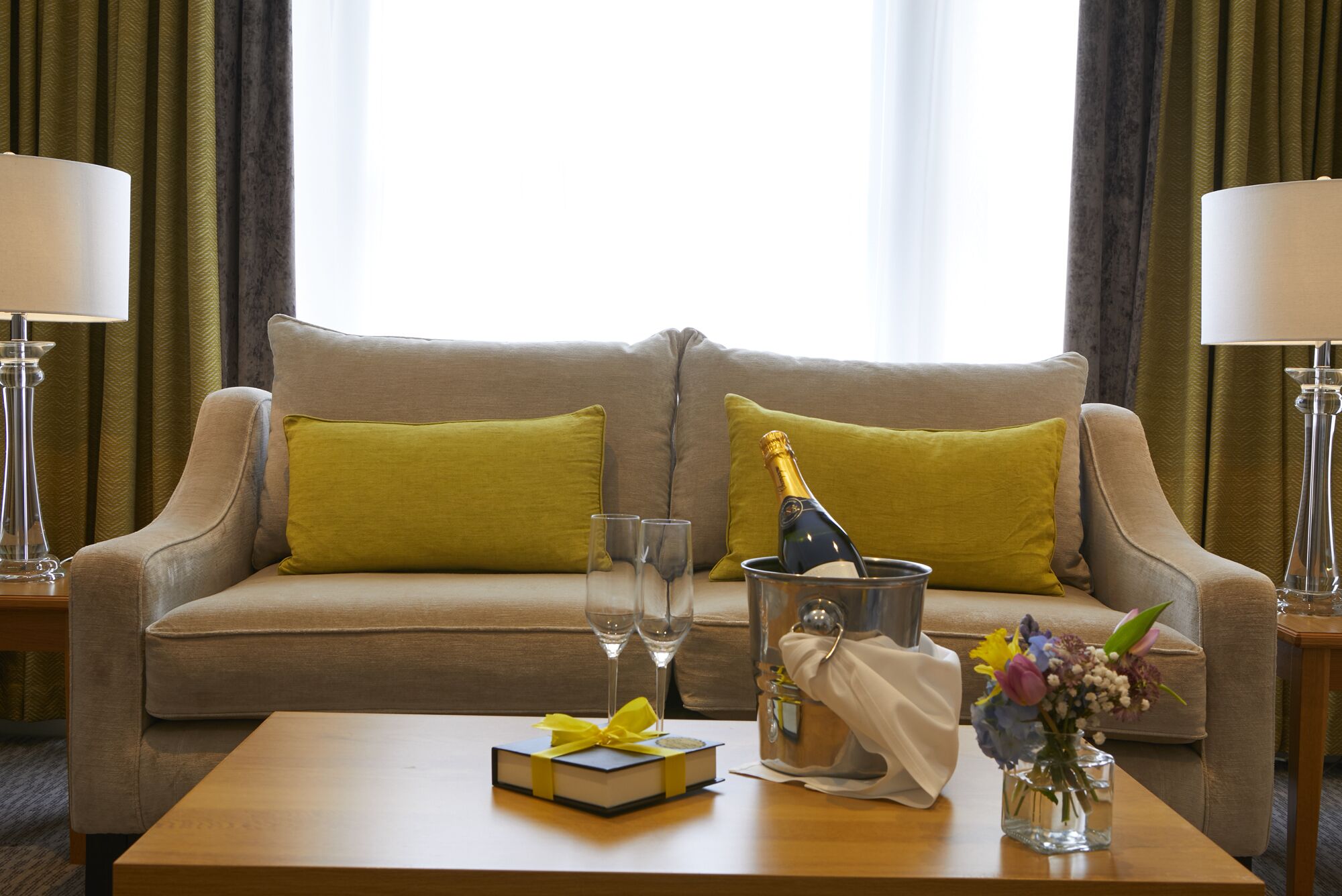 1 bedroom, premium bedding, desk, blackout curtains