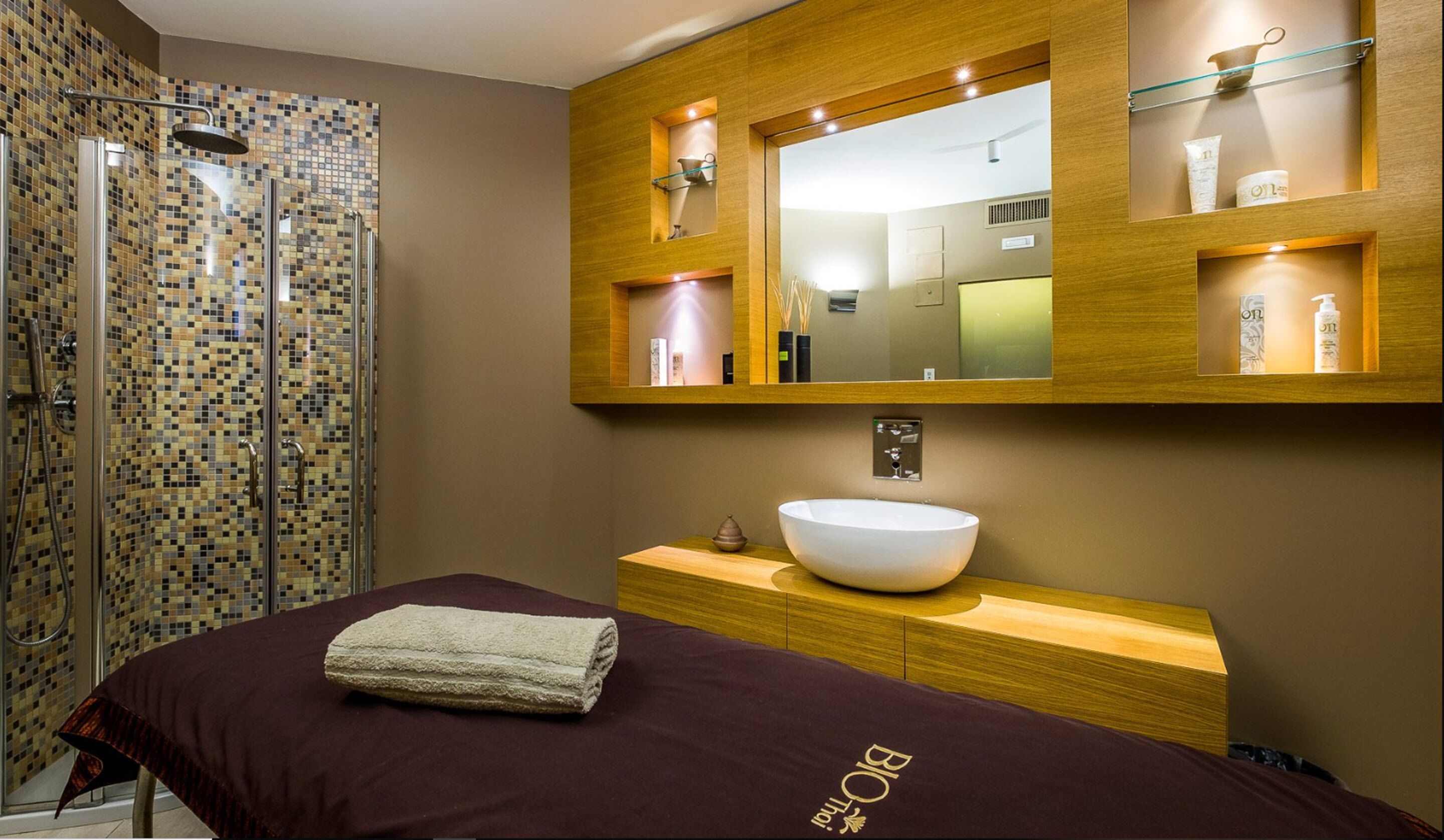 body treatments, body scrubs, facials, manicures and pedicures, massages