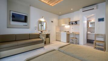 Apartemen Deluks | 1 kamar tidur, brankas, dan didekorasi berbeda-beda