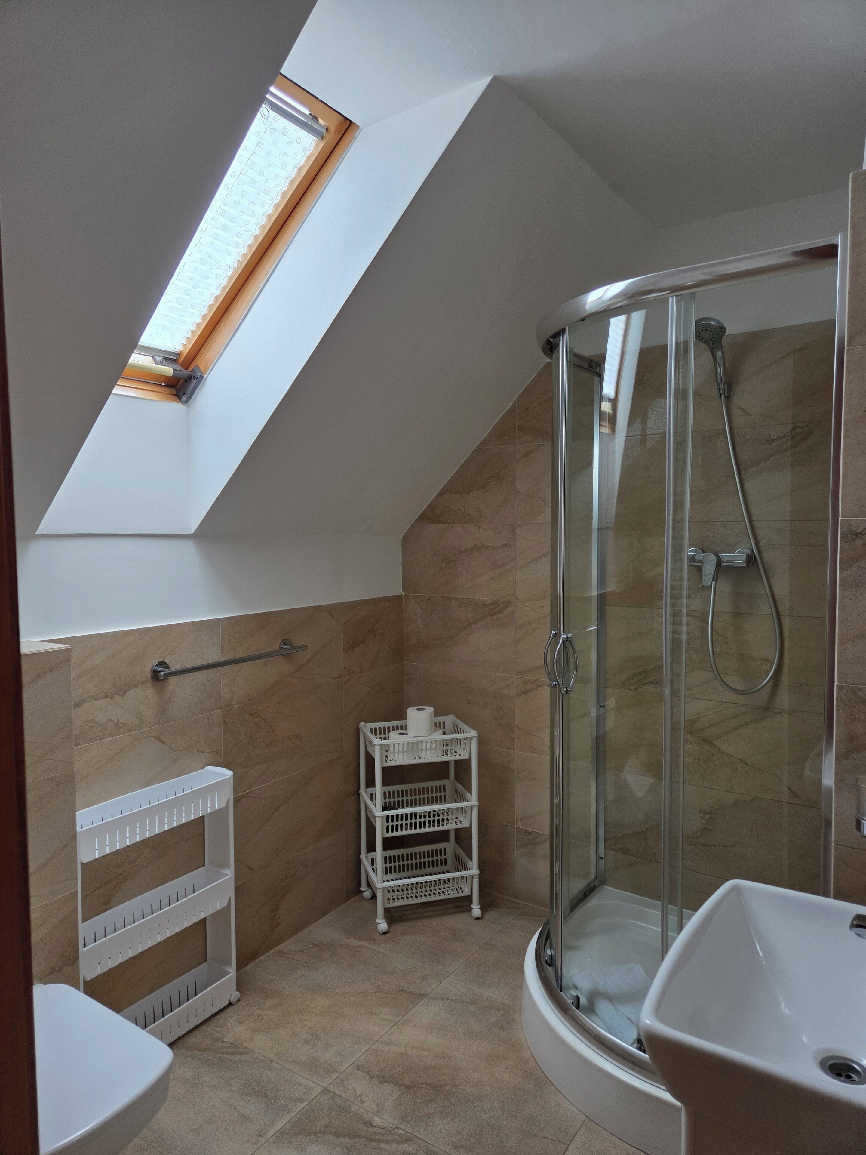 triple room | bathroom | shower, designer toiletries, hair dryer, bathrobes