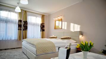 Ropa de cama de alta calidad, camas plegables/adicionales y wifi gratis