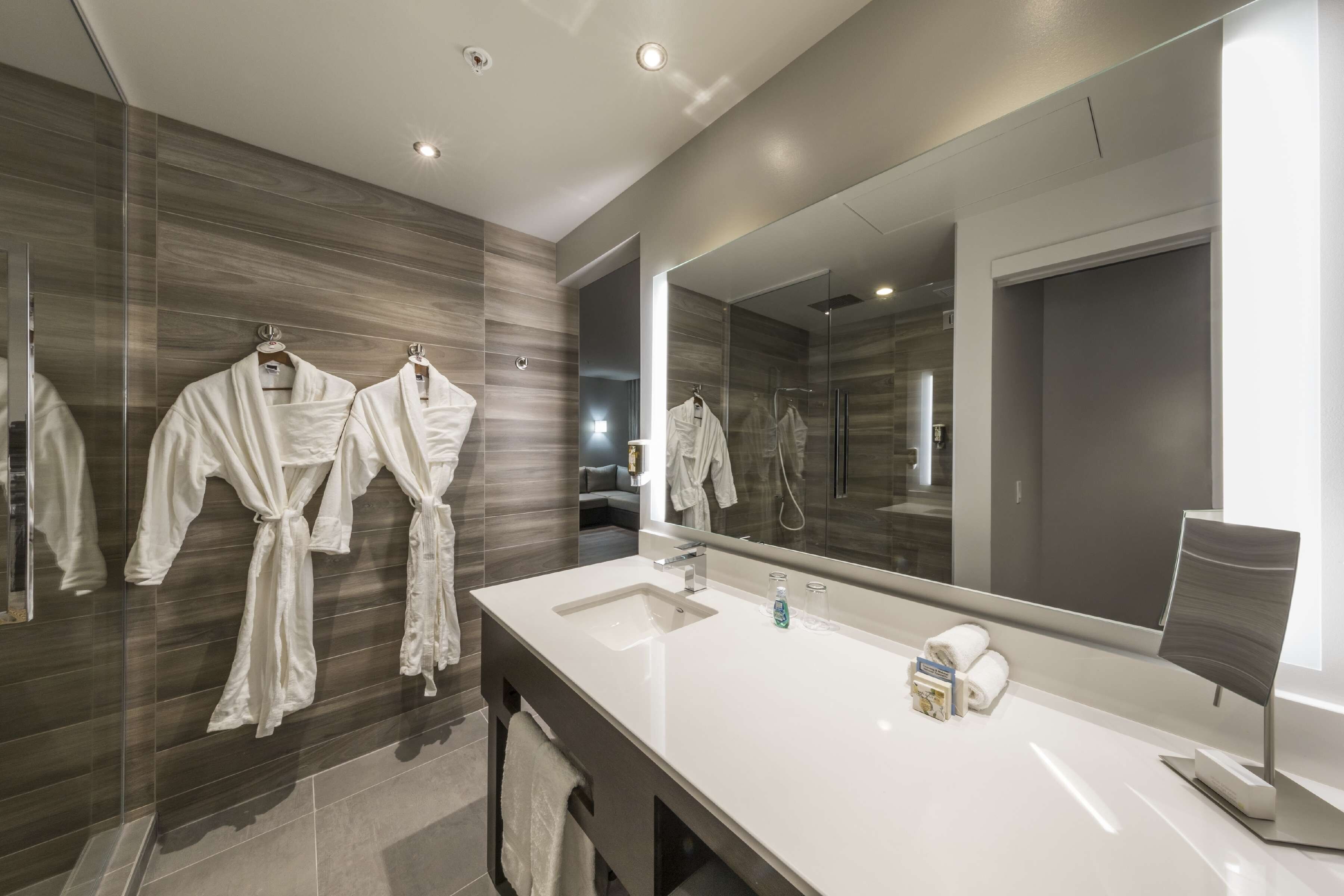 free toiletries, hair dryer, towels, soap