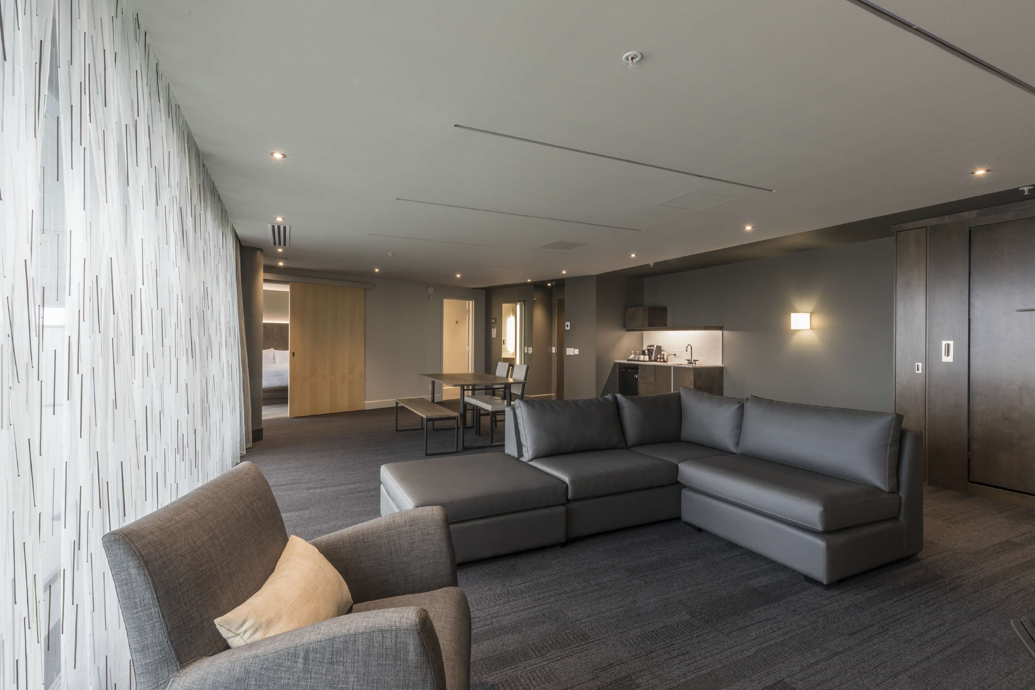 Premium bedding, desk, soundproofing, iron/ironing board