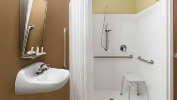 Hair dryer, towels