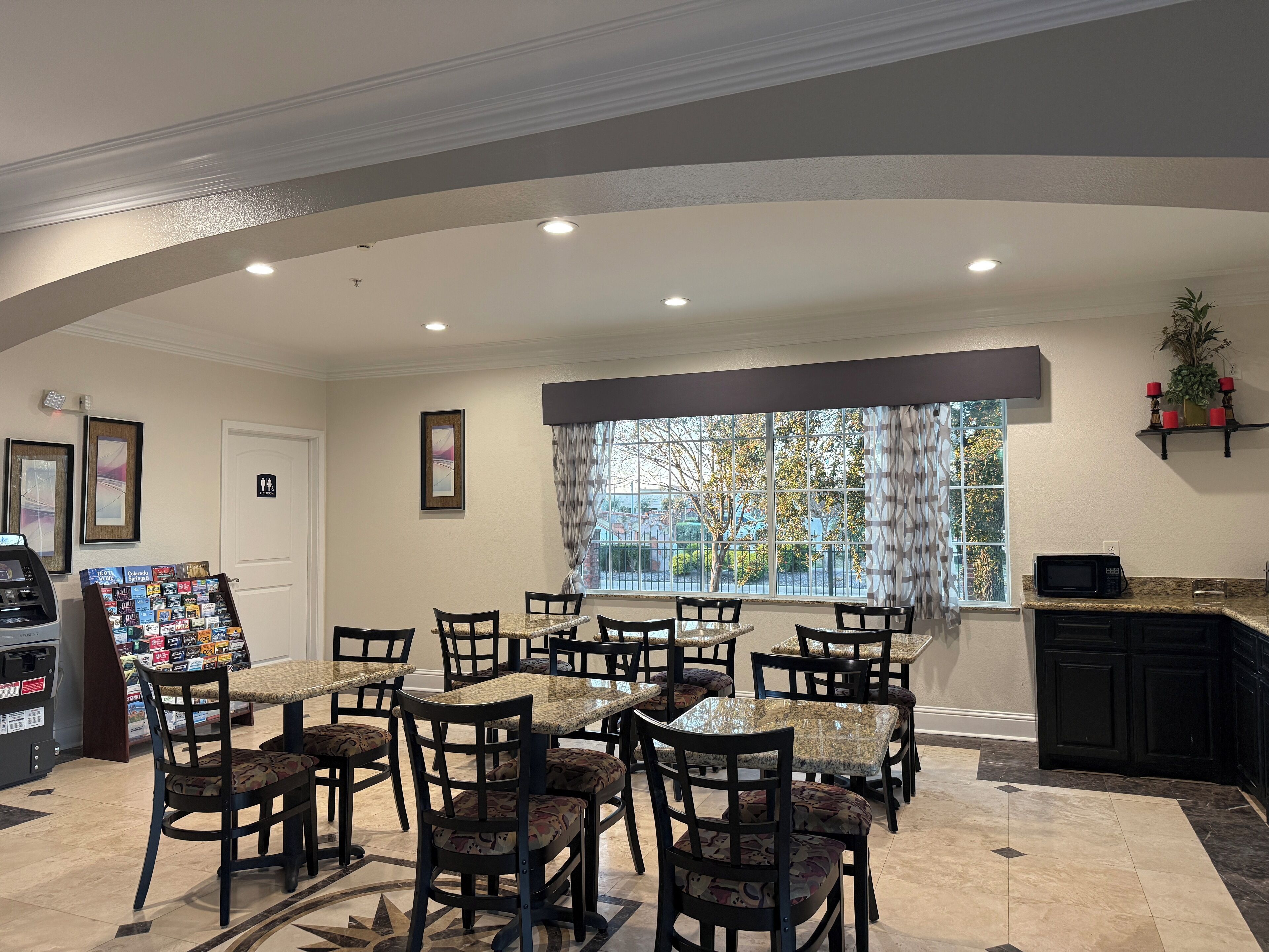 Sala de estar en el lobby