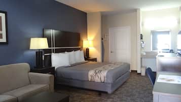 In-room safe, desk, blackout curtains, soundproofing