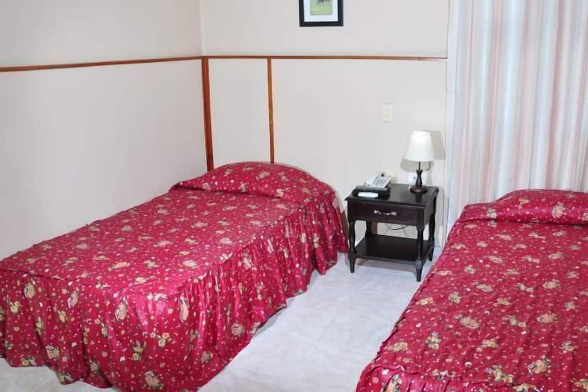 Lakens van Egyptisch katoen, luxe beddengoed, een minibar